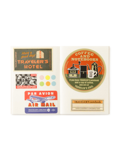 Traveler’s Notebook Passport Size Refill Sticker Release Paper