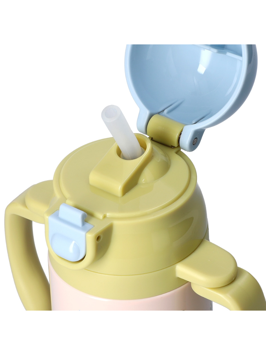 Totoro Stainless Steel Straw Mug 350ml – Lightweight Kids Insulated Bottle