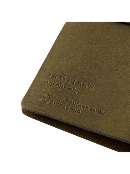 Traveler’s Notebook Passport Size Olive Starter Kit