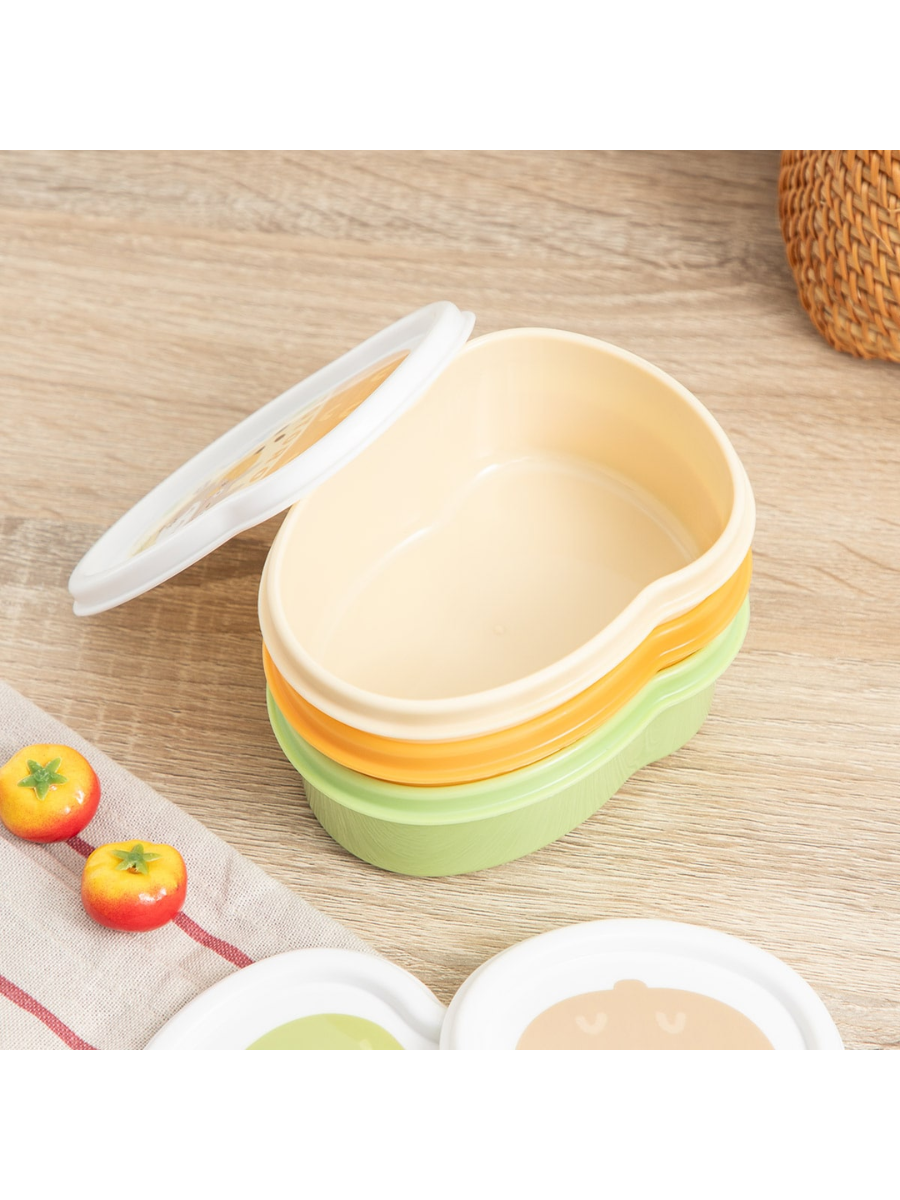 Totoro Bento Storage Container Set 3-Pack Stackable Lunch Boxes