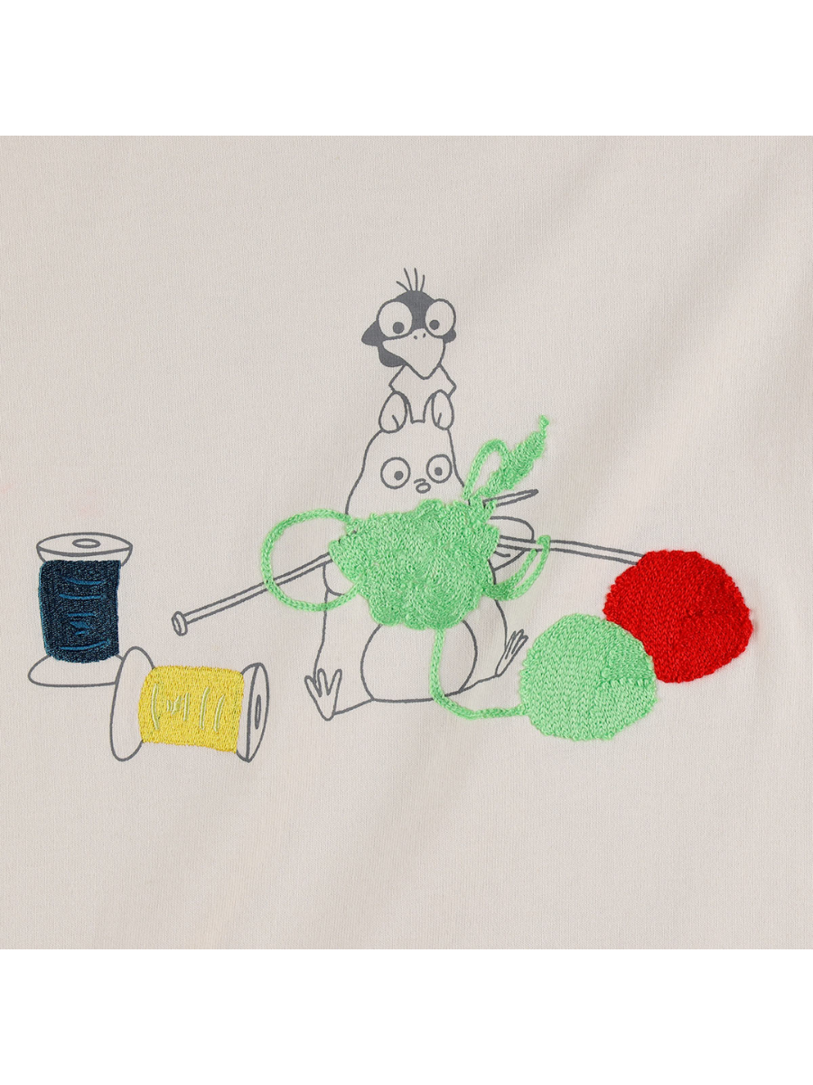 Spirited Away Zeniba's House Yarn Play Embroidered T-Shirt
