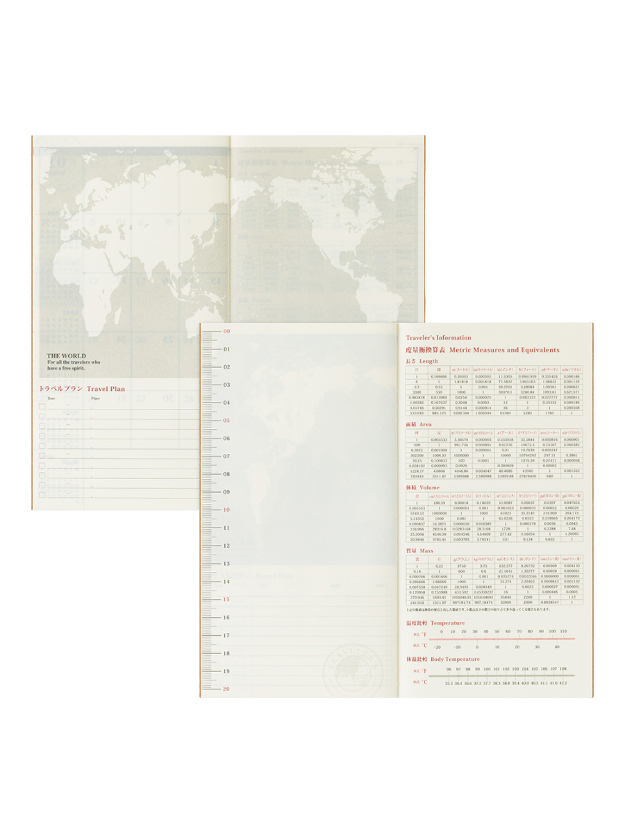 Traveler’s Notebook 2026 Monthly Diary Refill Regular Size