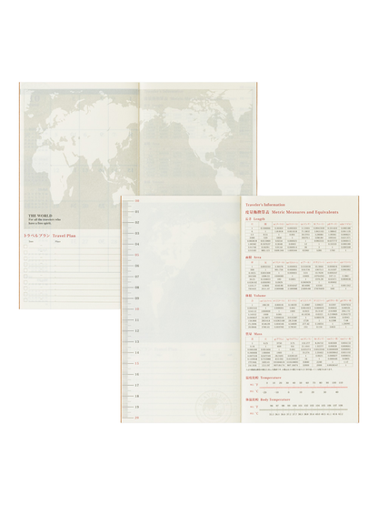 Traveler’s Notebook 2026 Monthly Diary Refill Regular Size