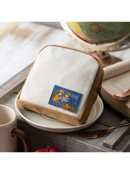 Castle in the Sky Egg Toast Pouch Pazu & Sheeta Bread Design