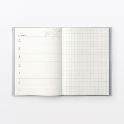 Muji 2026-2028 Monthly & Weekly Planner A6 Monday Start