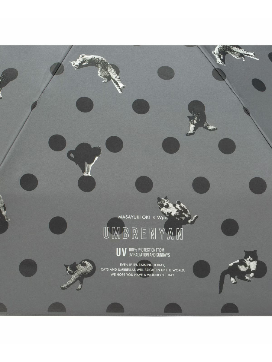 Masayuki Oki x Wpc. Cat Polka Dot Mini Folding Sun Umbrella