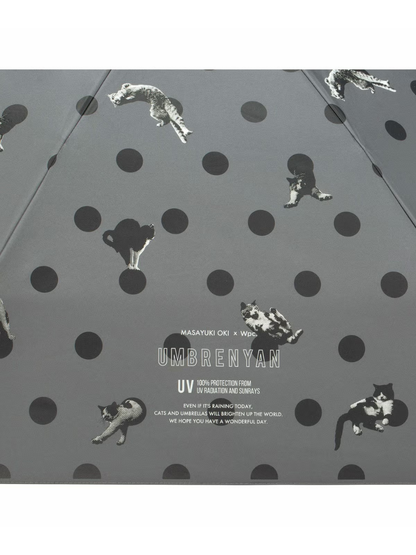 Masayuki Oki x Wpc. Cat Polka Dot Mini Folding Sun Umbrella