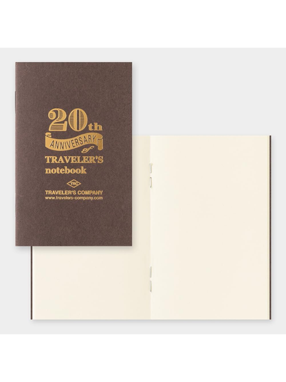 TRAVELER’S Notebook 20th Anniversary Card Size Set (Brown) 15412006