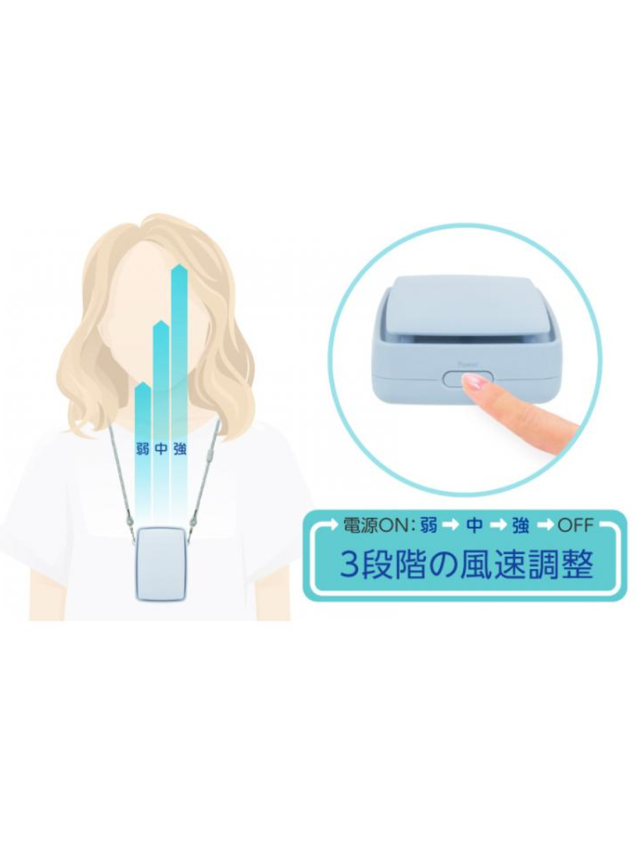 Hands-Free Neck Strap Fan Portable Wearable Personal Fan