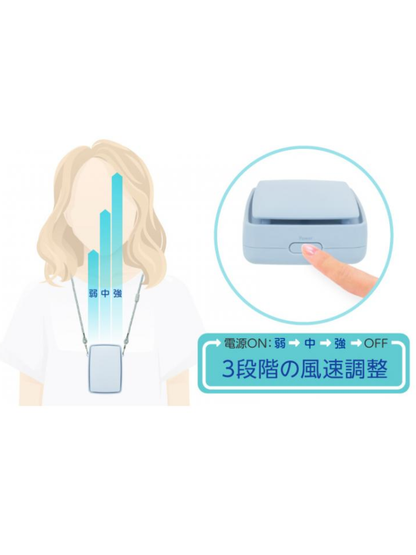 Hands-Free Neck Strap Fan Portable Wearable Personal Fan