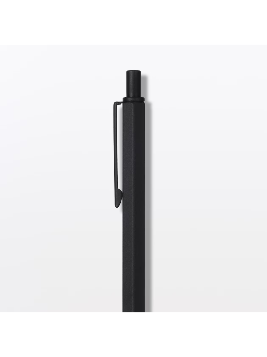 MUJI Aluminum Hexagon Ballpoint Pen 0.7mm Needle Tip