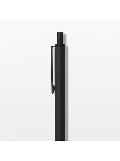 MUJI Aluminum Hexagon Ballpoint Pen 0.7mm Needle Tip