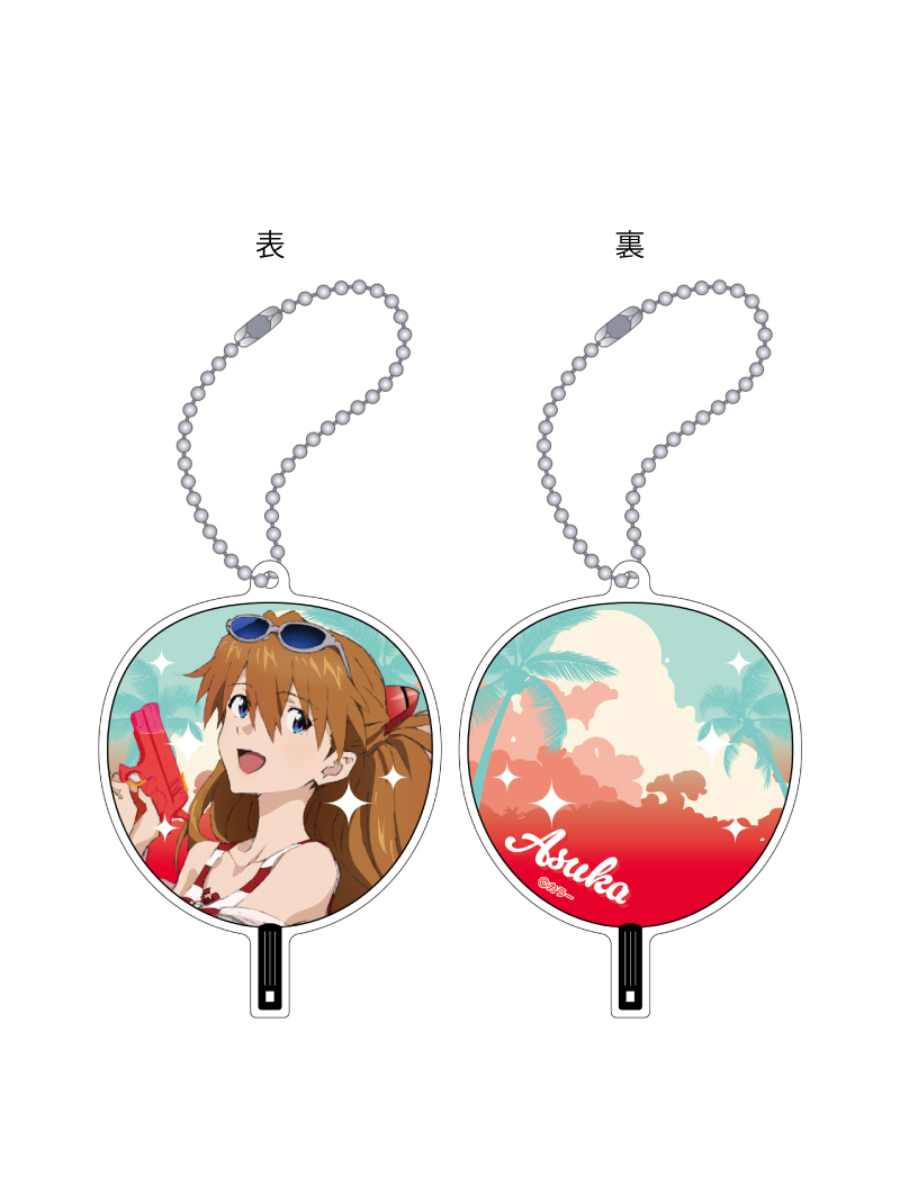 EVANGELION SUMMER FES 2026 Uchiwa Acrylic Keychain Collection Box (Set of 5)