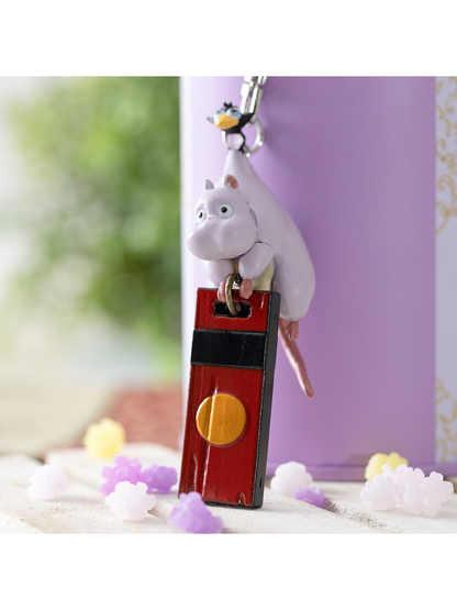 Spirited Away Boh Mouse & Fly Bird Keychain