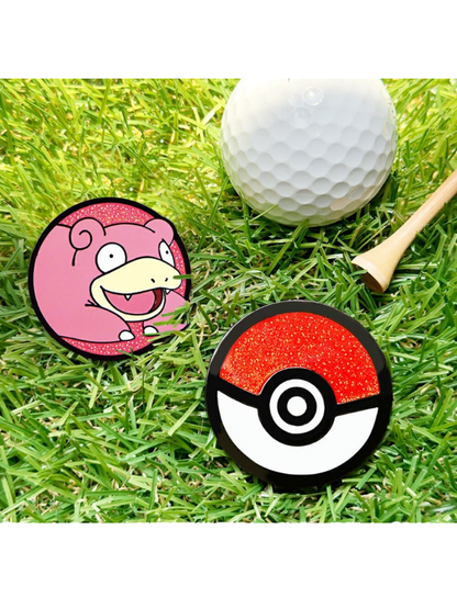 Pokemon Slowpoke Golf Ball Marker Big Size