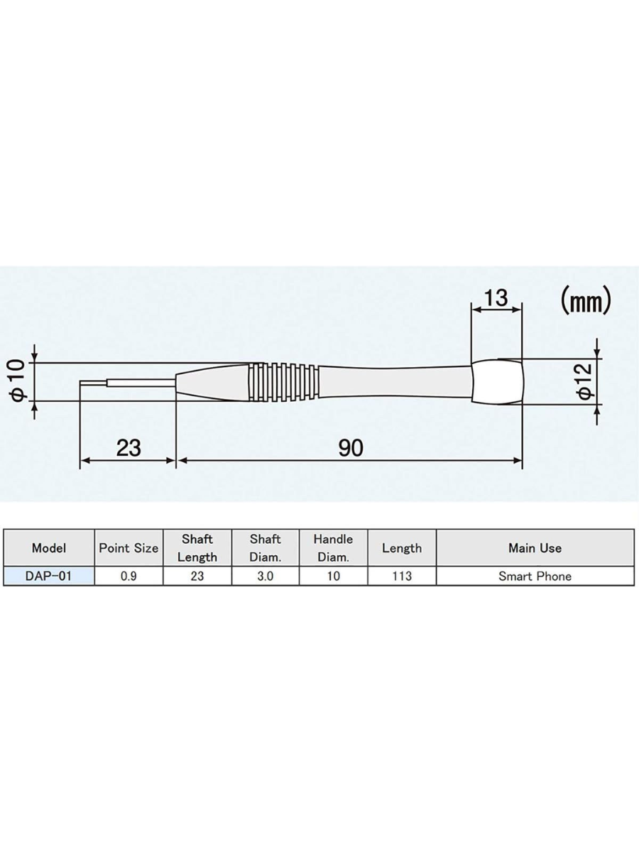 ENGINEER DAP-01 Pentalobe Precision Screwdriver 0.9mm