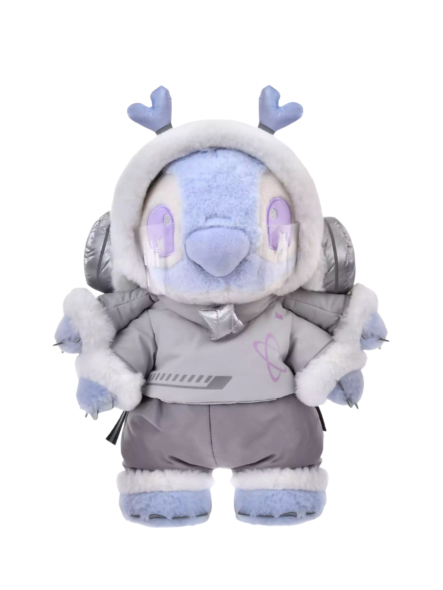 Disney Cyber Stitch Plush Toy Futuristic Reflective Collectible Figure