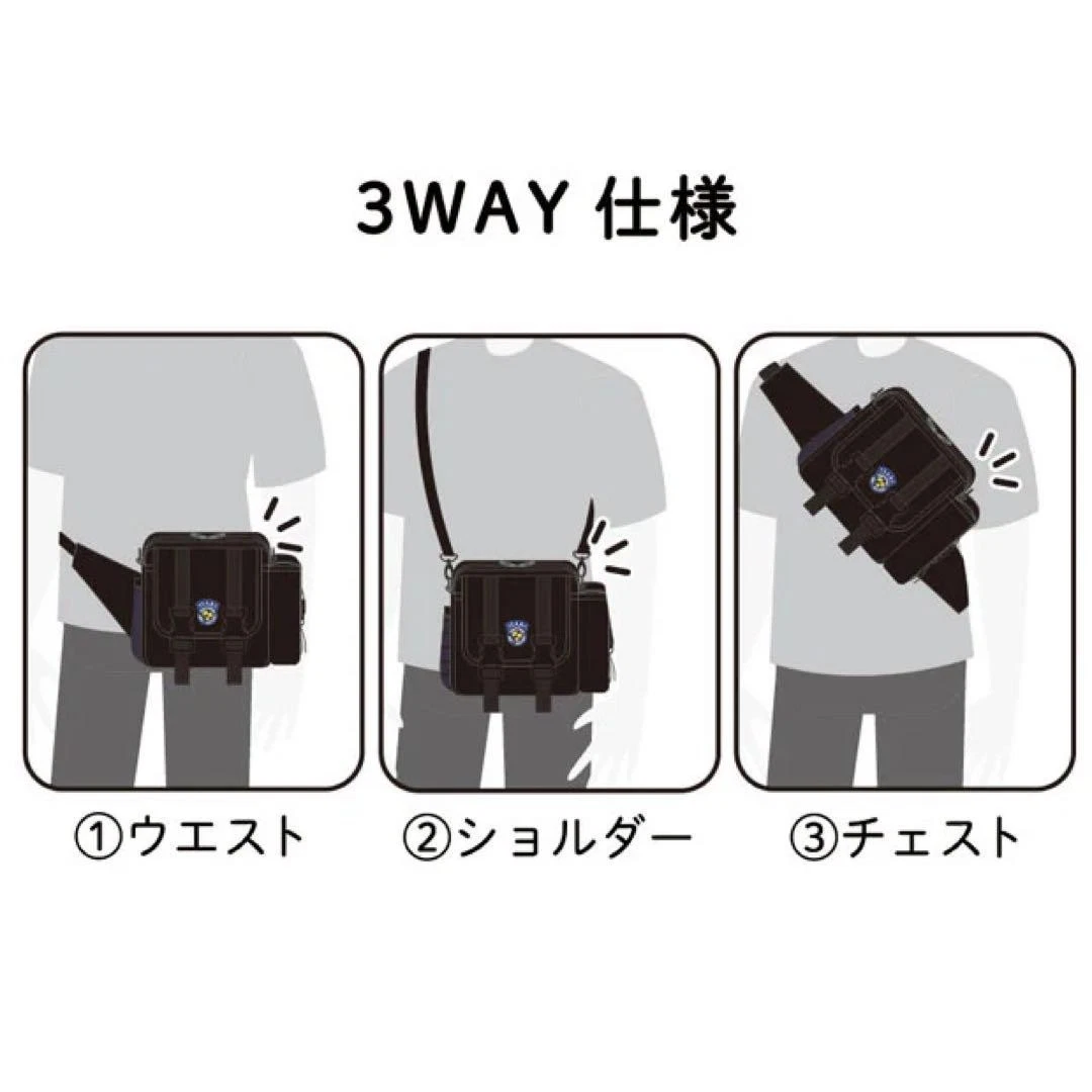 Universal Studios Japan Resident Evil Black Halloween 2024 3-Way Bag