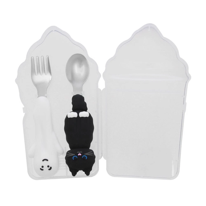 Starbucks Halloween 2025 Cat & Ghost Cutlery Set