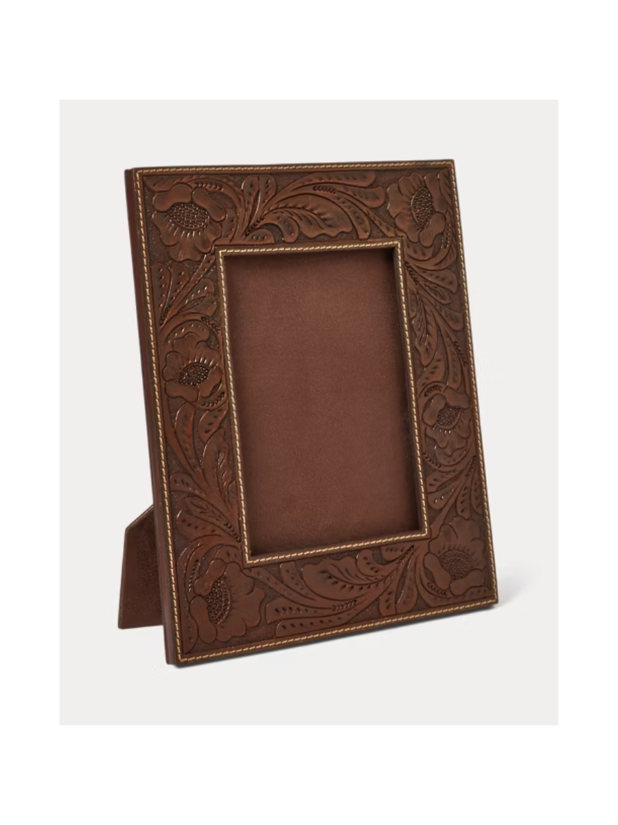 RRL Hand-Tooled Leather Frame 5x7in