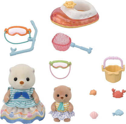 Sylvanian Families Otter Siblings Sea Play Set FS-57
