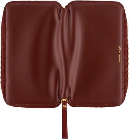 Hobonichi Techo 2026 Weeks Cover Amarone Zip PU Leather Planner Cover