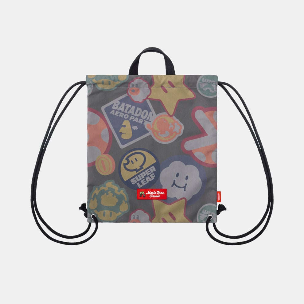 Mario Kart World Drawstring Backpack