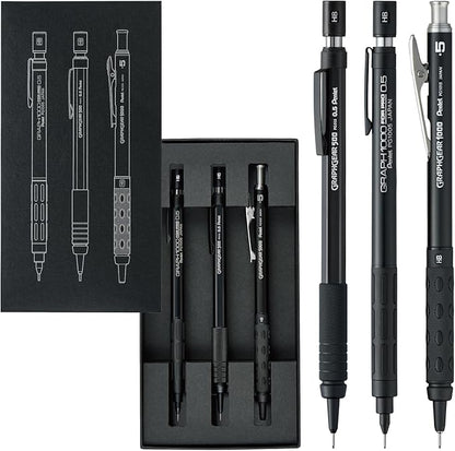 Pentel GraphGear 60th Anniversary 0.5mm Mechanical Pencil 3 Set