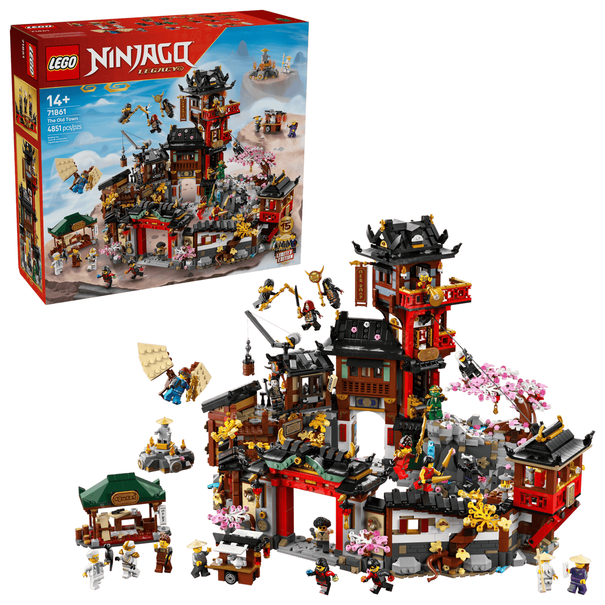 LEGO NINJAGO City Old Town 15th Anniversary Set – Building Kit