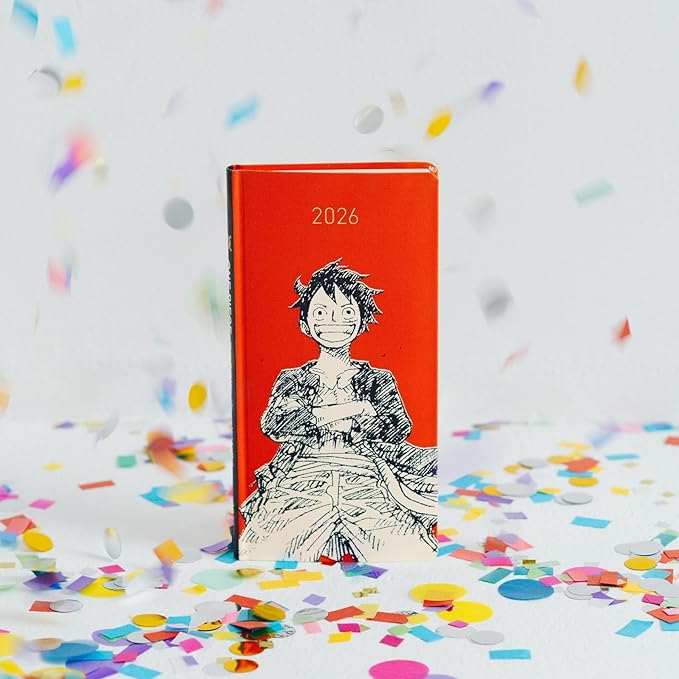 Hobonichi Techo 2026 ONE PIECE Luffy RED Weeks Planner