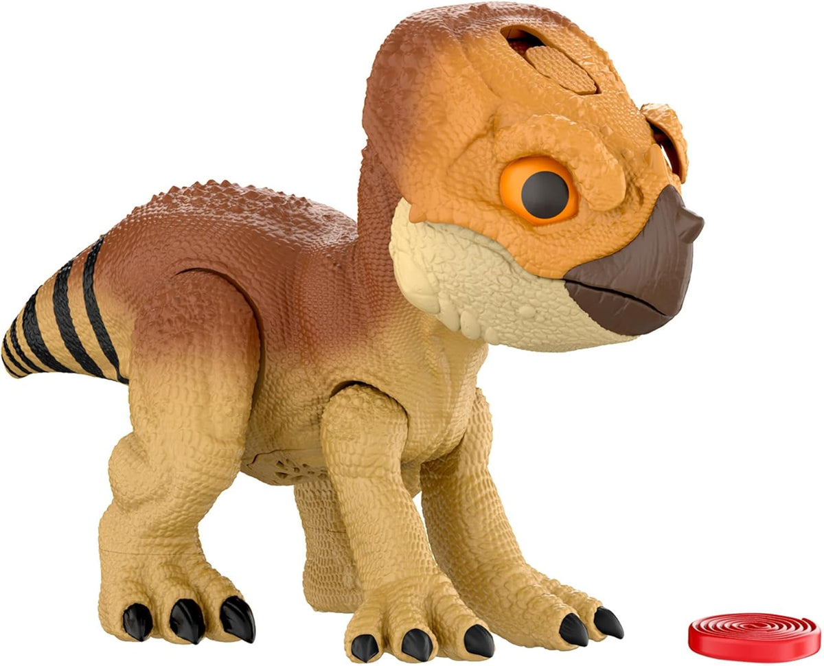 Mattel Jurassic World Aquilops Dolores Interactive Dinosaur Figure