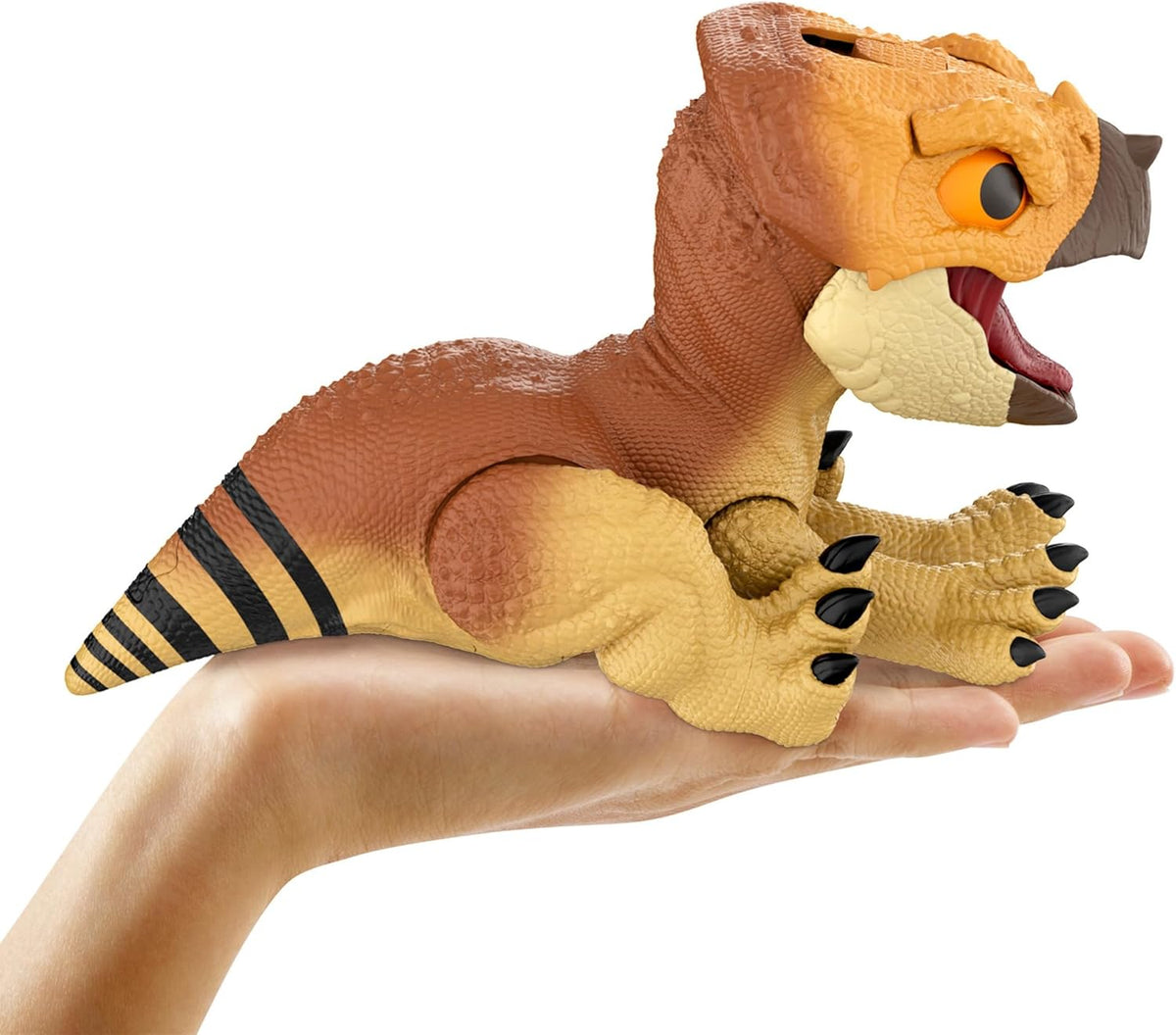 Mattel Jurassic World Aquilops Dolores Interactive Dinosaur Figure