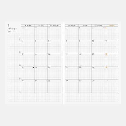 Hobonichi Techo 2026 A6 Arts & Science Design Daily Planner