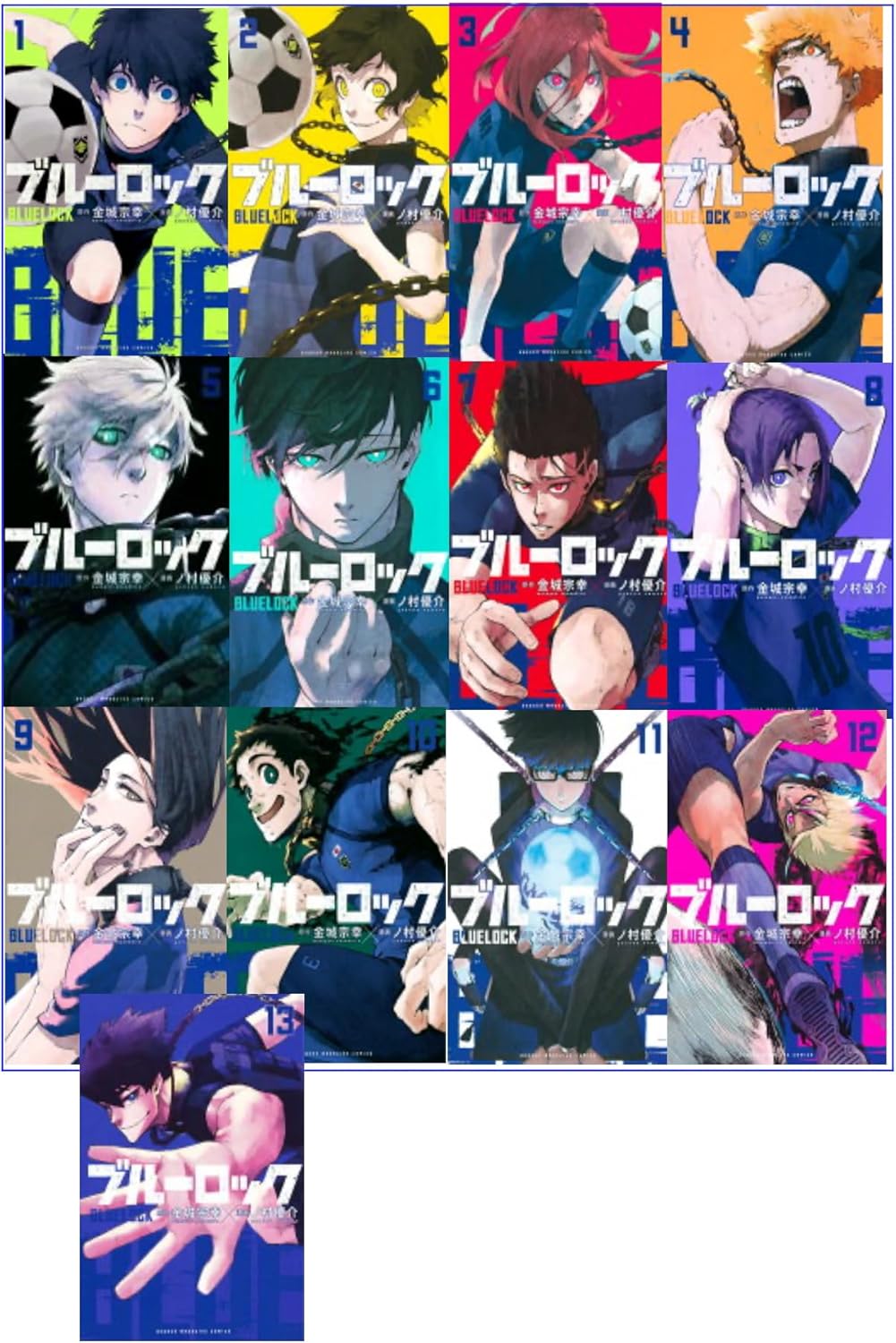 Blue Lock Complete Manga Set Vol.1-39 Japanese