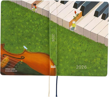 Hobonichi Techo HON 2026 Hiroko Kubota “Waiting for Harmony” Planner A6/A5