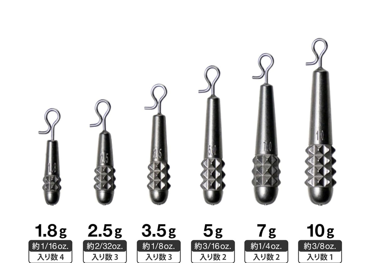 VARIVAS MORRIS Nogales TG Slim Tungsten Quick Changer Fishing Sinker