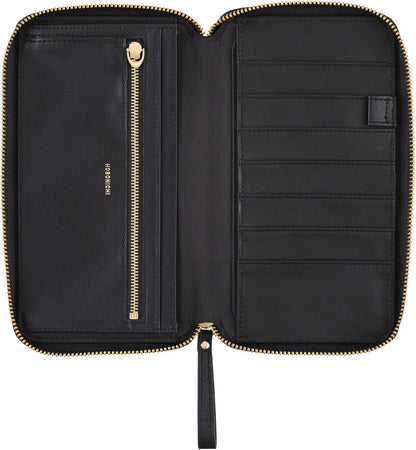 Hobonichi Techo Weeks Cover Notte Zip PU Leather Planner Cover Black Embossed