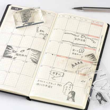 HOBONICHI Junji Ito Tomie Clear Stamp