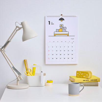 Andy The Mouse 2027 Wall Calendar – Seiji Matsumoto