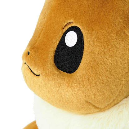 Pokemon Plush ife Size Eevee Laying Down Plush Toy