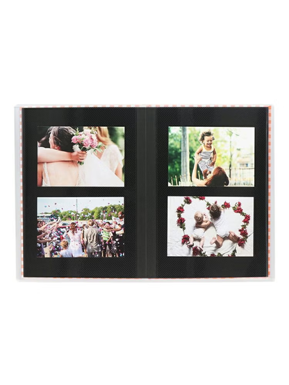 Delphonics Gingham Check Photo Album M Sticky Pages 40 Photos L Size Fabric Cover Scrapbook Web Exclusive Color