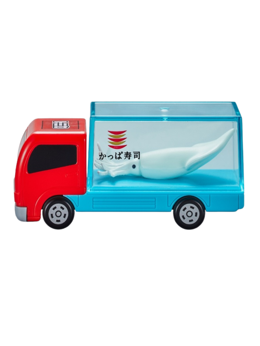 Tomica Kappa Sushi Event Truck Glow-in-the-Dark Squid Toy Vehicle