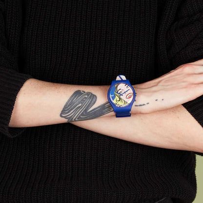 Swatch x MoMA Lichtenstein Girl Watch