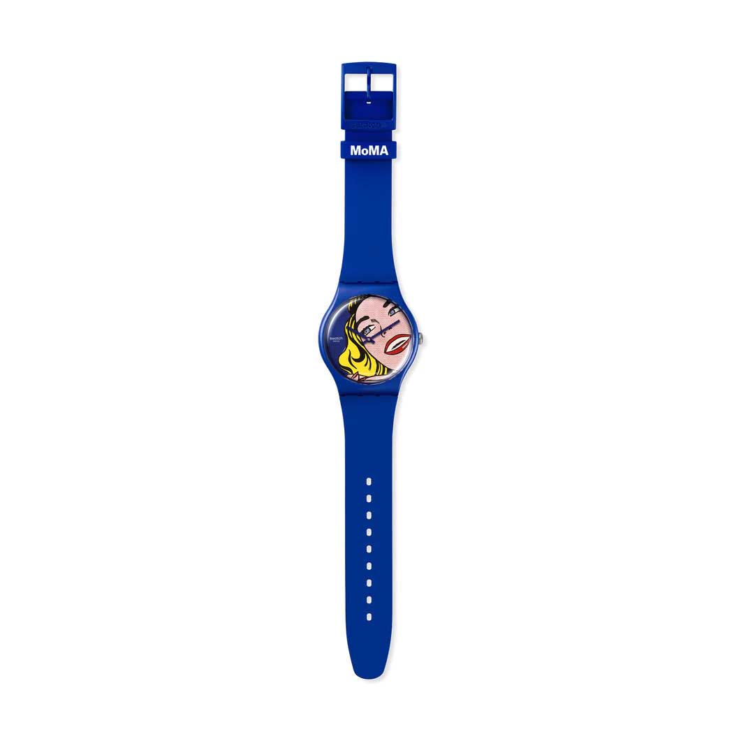 Swatch x MoMA Lichtenstein Girl Watch