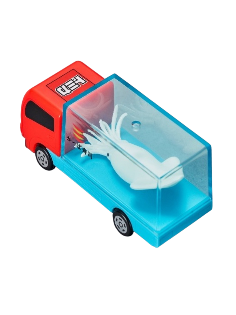 Tomica Kappa Sushi Event Truck Glow-in-the-Dark Squid Toy Vehicle