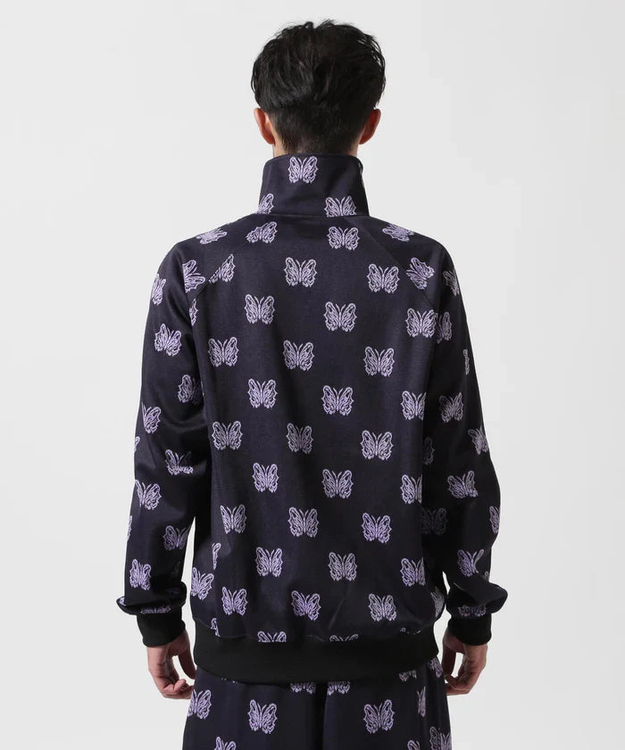 NEEDLES x KAE TANAKA Poly Jacquard Black Track Jacket