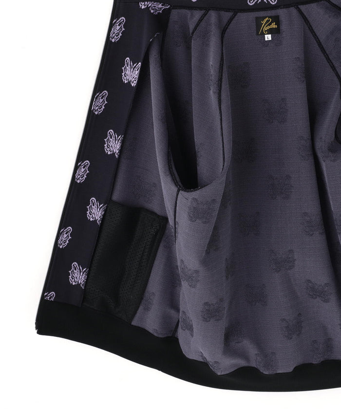 NEEDLES x KAE TANAKA Poly Jacquard Black Track Jacket