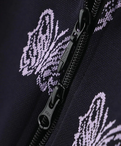 NEEDLES x KAE TANAKA Poly Jacquard Black Track Jacket