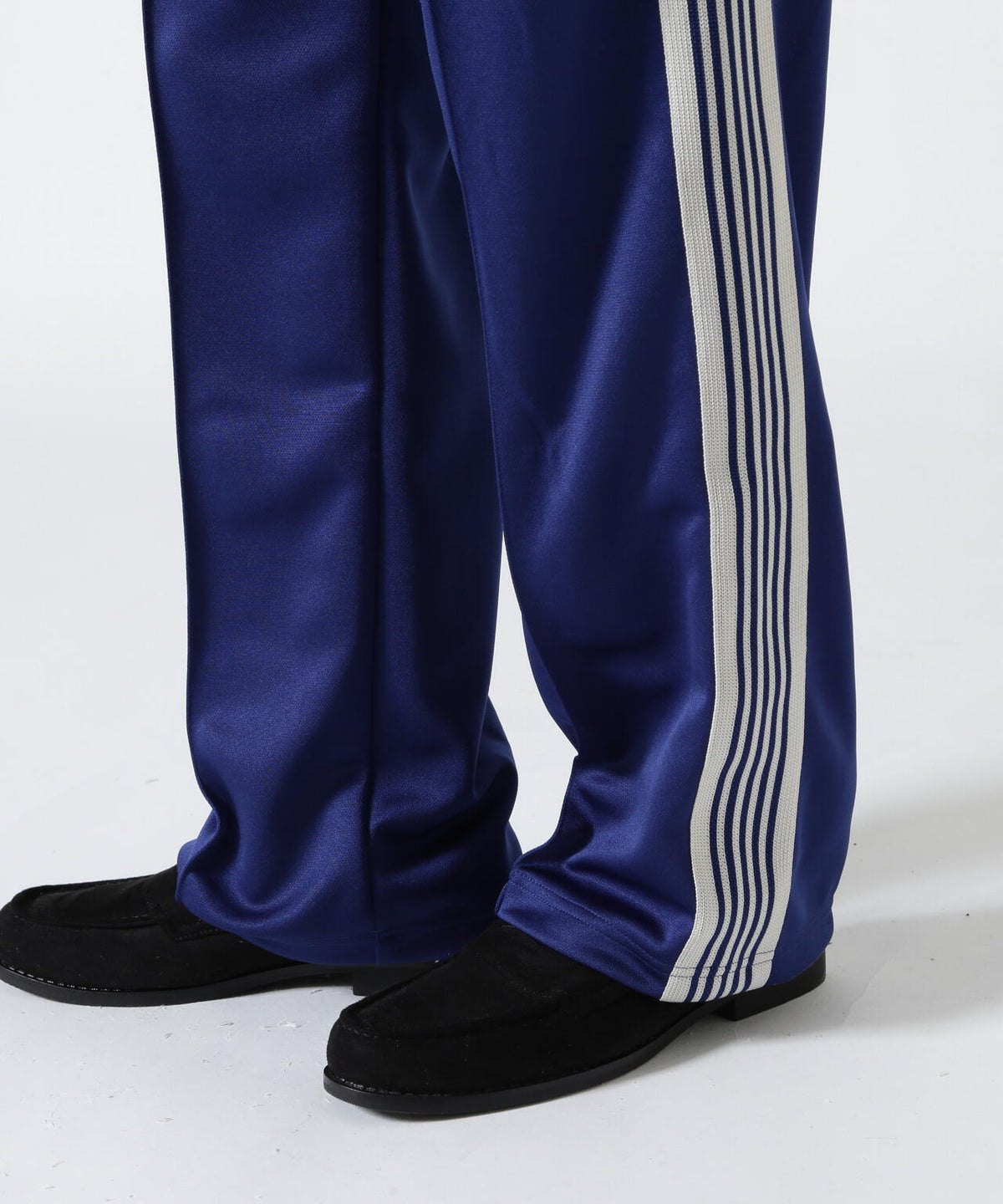 Needles BEAVER Poly Smooth Black Track Pant