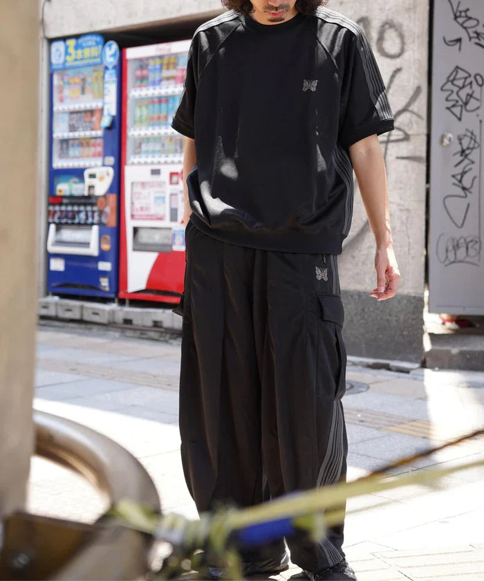 Needles BEAVER H.D. Track Pants BDU Black with Cargo Pocket